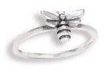 Small Bee Silver Ring